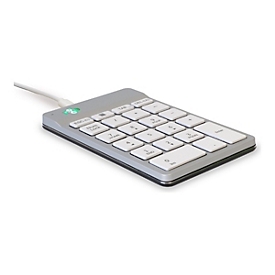 R Go Nummernblock Compact break - Tastenfeld - USB, USB-C - weiß