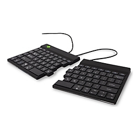 R-Go Split Ergonomische Tastatur, QWERTY (US), schwarz, drahtgebundenen - Tastatur - QWERTY - USA - Schwarz