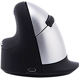 R-Go Tools PC-Mäuse, Vertikalmaus HE Break, Bluetooth, schwarz, 400/800/1200/1600/2400 dpi, 5 Tasten, für Linkshänder