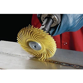Radiale borstelschijf RB-ZB type C D.75 mm K.80 geel 20.000 min⁻¹ 3M