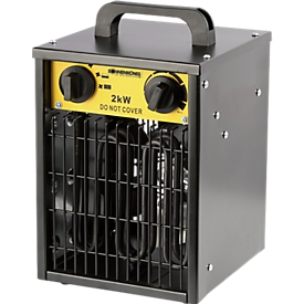 Radiateur soufflant Ventus 200, compatible 40 m³, électrique, 2 paliers de chauffe, 1 réglage de ventilation