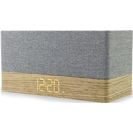 Radio-réveil Soundmaster UR620, Bluetooth et USB, FM PLL, 2 x 3 W, en forme de parallélépipède, gris