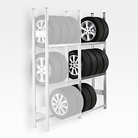 Räderregal SSI Schäfer R3000, Anbauregal, B 1283 mm