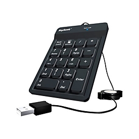 RaidSonic KeySonic ACK-118BK - Tastenfeld - Schwarz