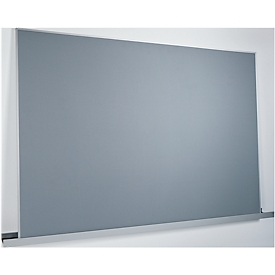 Rail mural pour tableau de planification Sigel Business, L 2000 mm, format paysage, aluminium, accessoires de montage inclus