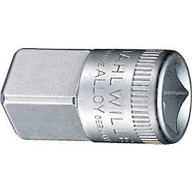 Rallonge 432, entraînement 3/8 pouce, sortie 1/2 pouce, longueur 35 mm, STAHLWILLE