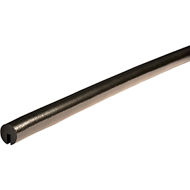Randbeschermprofiel type B, 1 m/stuk, zwart