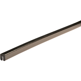 Randbeschermprofiel type G, 5 m/rol, zwart