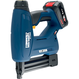 Rapid BTX606 accu tackerset, LCD-display, LED werklamp vooraan, 6-traps aandrijfkracht, incl. Bosch oplaadbare accu
