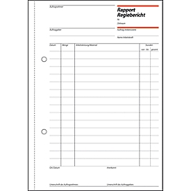 Rapports/comptes rendus RP510 sigel®, format A5 portrait, 100 feuilles