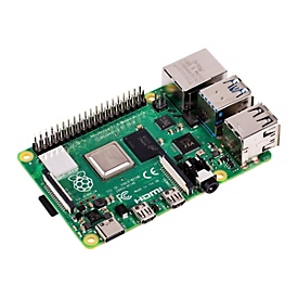 Raspberry Pi 4 Model B - Einplatinenrechner - Broadcom BCM2711 / 1.5 GHz - RAM 2 GB - 802.11a/b/g/n/ac, Bluetooth 5.0