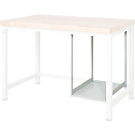 Rau Support universel pour tables de travail réglables en hauteur Adlatus, largeur adaptable, L 280-500 x P 500 x H 640 mm