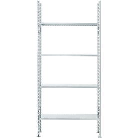 Rayonnage à étagères FBR 2200, rayonnage de base, 4 étagères, 1055 x 300 mm