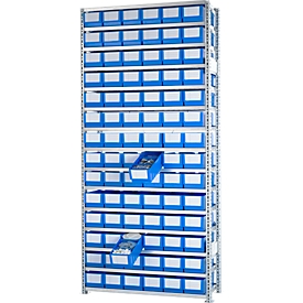Rayonnage d’extension R 3000, 84 boîtes pour rayonnage, RK 421, P 400 mm