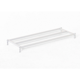 Rayonnage universel à emboîter, tablette grillagée, cap. du compartiment 71 kg, l. 1500 x P 300 mm