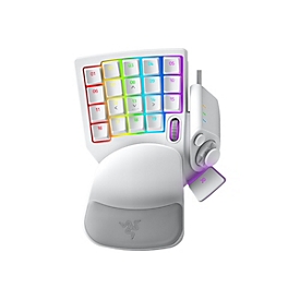 Razer Tartarus Pro - Tastenfeld - mit 8-way directional thumbpad, Scroll-Rädchen, Key-Map-Anzeige, Hyperesponse Daumentaste, Leertaste-Aktuator - hintergrundbeleuchtet - USB - Tastenschalter: Razer Analog Optical Switches