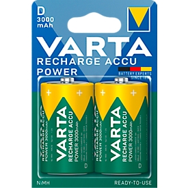 Rechargeable battery VARTA POWER PLAY LONGLIFE, mono D, 2 pieces