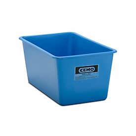 Rechteckbehälter Standard, GFK, 300 l, blau