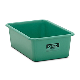 Rechthoekige container Standaard, GFK, 100 l, groen