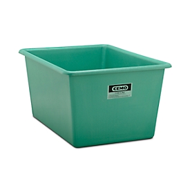 Rechthoekige container Standaard, GFK, 1100 l, groen