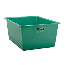 Rechthoekige container Standaard, GFK, 1500 l, groen