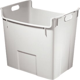 Recyclable waste container, 40 l, grey