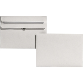 Recycled envelopes, DIN C6, without window, self-adhesive