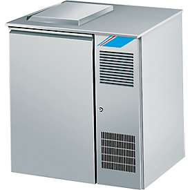 Refroidisseur de déchets 1 x 240 L, inox