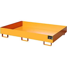 Regalwanne Typ RW/RW 1800, ohne Gitterrost, orange RAL2000