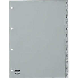 Register KolmaFlex, A4, with months (Jan-Dec), 12 pieces