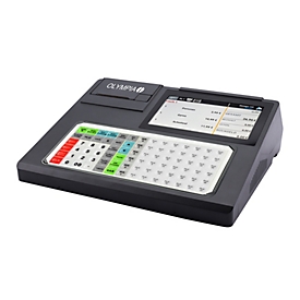 Registrierkasse Olympia K200 Plus, Android 11, 50 Nutzer, 7″ Display, USB-A/LAN/Kassenladen-Port, Thermodruck, ohne Schublade, schwarz