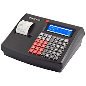 Registrierkasse Quorion QMP 60, ohne Lizenz, Linux, LCD-Anzeige, Thermodruck, USB/LAN/RS232/RJ11, L 290 x B 240 x H 110 mm, grau