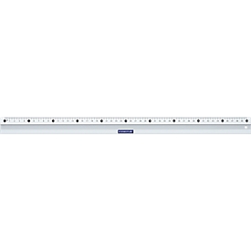 Règle en aluminium Mars Staedtler, longueur 50 cm, graduation cm et mm, avec bord anti tâches, antidérapante