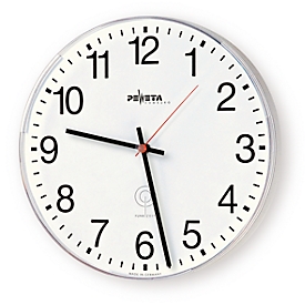 Reloj de pared radiocontrolado, pila de 1,5 V, ø 300 mm