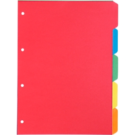 Achetez des intercalaires feuilles de séparation A4 230 g/m² rouge