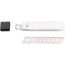 Replacement blades, for cutting knife, 9 mm, 10 pieces
