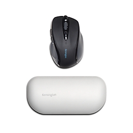 Repose-poignets ErgoSoft Kensington, pour souris standard, rembourré, similicuir, gris