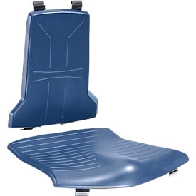 Revêtement pour siège de bureau SINTEC/SINTEC 2 bimos, remplaçable, mousse intégrale, résistant à l'huile et à la graisse, bleu