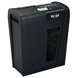Rexel Aktenvernichter Secure X8, Partikelschnitt 4 x 40 mm, P-4, 14 l, 8 Blatt Schnittleistung, schwarz