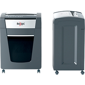 Rexel Momentum Extra P420+ papiervernietiger, mobiel, P4, deeltjes snijden 4 x 35 mm, 30 l, 20 vel snijcapaciteit, zwart