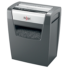 Rexel Momentum X410 paper shredder P4, particle cut 4 x 28 mm, 23 l, 10 sheet cutting capacity, anti-paper jam technology, black
