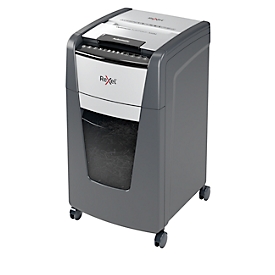 Rexel Optimum AutoFeed+ 300M papiervernietiger P5, volautomatisch, microsnede 2 x 15 mm, 60 l, snijcapaciteit van 300 vellen, met rollen, zwart