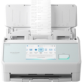 Ricoh Dokumentenscanner ScanSnap iX2500, bis A4, 600 x 600 dpi, Auto-Einzug bis 100 Blatt, Auto-Duplex, bis 45 Seiten/min, USB/Wi-Fi/Bluetooth, weiß