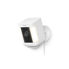 Ring Spotlight Cam Plus Plug-In - Netzwerk-Überwachungskamera - Außenbereich - witterungsbeständig - Farbe (Tag&Nacht) - 1080p