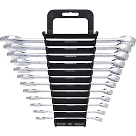 Ringmaulschlüssel-Satz, abgewinkelt, 12-tlg 8-19mm