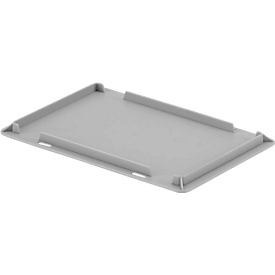 Ringoplast Auflagedeckel für Kunststoffkästen Unista, L 300 x B 200 mm, grau