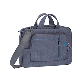 Riva Case Alpendorf 7520 Canvas - Notebook-Tasche - 33.8 cm (13.3") - Grau
