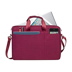 Riva Case Biscayne - Notebook-Tasche - 39.6 cm (15.6") - Rot