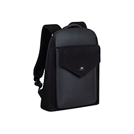Riva Case Cardiff 8524 - Notebook-Rucksack - 35.6 cm (14") - Schwarz