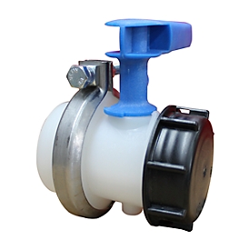 Robinet de remplacement pour conteneurs IBC WERIT, avec valve interchangeable